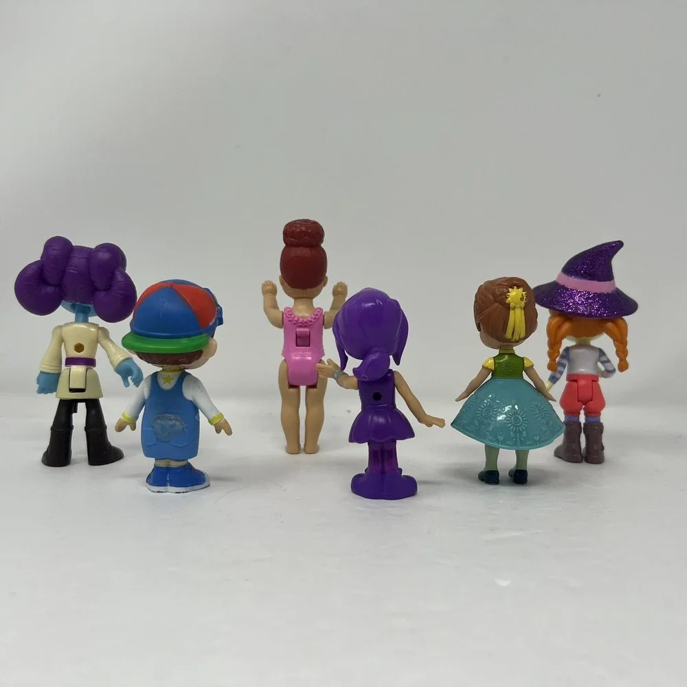 Mixed Lot of 6 Kids Toys/figures  Kelly Mattel, ana, tom-tom coco melon and etc.